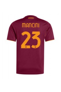 AS Roma Gianluca Mancini #23 Fotballdrakt Hjemme Klær 2025-26 Korte ermer